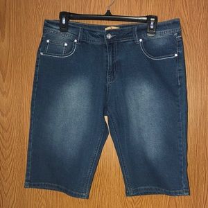 Just Jeans Shorts w/ Rhinestone Detail